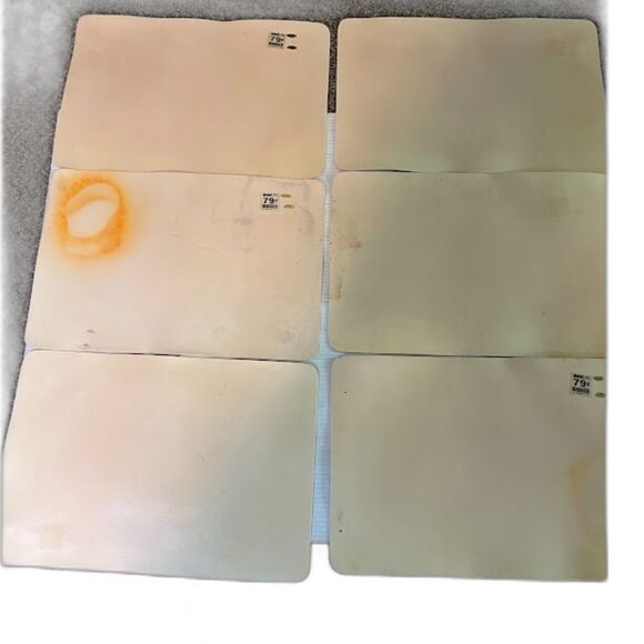 6 Halloween Placemats Laurie Korsgaden Peek A Boo Vntg Big Lots Vinyl 18" x 12"* - Picture 6 of 6